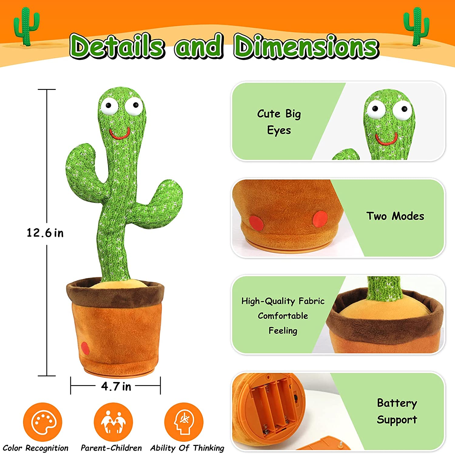 Dancing Cactus Toy